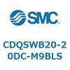 CDQSWB20-20DC-M9BLS 薄形シリンダ/コンパクトタイプ CDQSWB20 SMC 53309532