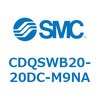 CDQSWB20-20DC-M9NA 薄形シリンダ/コンパクトタイプ CDQSWB20 SMC 53309541