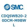 CDQSWB20-20DCM-M9BWL 薄形シリンダ/コンパクトタイプ CDQSWB20 SMC 53309584