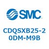 CDQSXB25-20DM-M9B 薄形シリンダ/コンパクトタイプ CDQSXB25 SMC 53314046