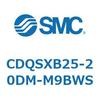 CDQSXB25-20DM-M9BWS 薄形シリンダ/コンパクトタイプ CDQSXB25 SMC 53314073