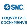 CDQSYB12-10DCM-M9NVS 薄形シリンダ/コンパクトタイプ CDQSYB12 SMC 53315753