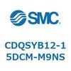 CDQSYB12-15DCM-M9NS 薄形シリンダ/コンパクトタイプ CDQSYB12 SMC 53315902