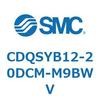 CDQSYB12-20DCM-M9BWV 薄形シリンダ/コンパクトタイプ CDQSYB12 SMC 53316067