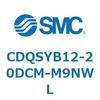 CDQSYB12-20DCM-M9NWL 薄形シリンダ/コンパクトタイプ CDQSYB12 SMC 53316076