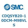 CDQSYB20-10DCM-M9BVLS 薄形シリンダ/コンパクトタイプ CDQSYB20 SMC 53317074