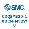 CDQSYB20-10DCM-M9BWV 薄形シリンダ/コンパクトタイプ CDQSYB20 SMC 53317083