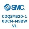 CDQSYB20-10DCM-M9BWVL 薄形シリンダ/コンパクトタイプ CDQSYB20 SMC 53317092
