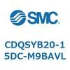 CDQSYB20-15DC-M9BAVL 薄形シリンダ/コンパクトタイプ CDQSYB20 SMC 53317126