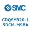 CDQSYB20-15DCM-M9BA 薄形シリンダ/コンパクトタイプ CDQSYB20 SMC 53317171