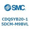 CDQSYB20-15DCM-M9BVL 薄形シリンダ/コンパクトタイプ CDQSYB20 SMC 53317205
