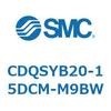 CDQSYB20-15DCM-M9BW 薄形シリンダ/コンパクトタイプ CDQSYB20 SMC 53317223