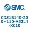 CDS1B140-200+110-A53L4-XC10 エアシリンダ/標準形：給油タイプ CDS1B140 SMC 53345214