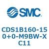 CDS1B160-150+0-M9BW-XC11 エアシリンダ/標準形：給油タイプ CDS1B160 SMC 53345327