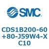 CDS1B200-60+80-J59W4-XC10 エアシリンダ/標準形：給油タイプ CDS1B200 SMC 53345914