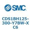 CDS1BH125-300-Y7BW-XC6 エアシリンダ/標準形：エアハイドロタイプ CDS1BH125 SMC 53346194