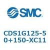 CDS1G125-50+150-XC11 エアシリンダ/標準形：給油タイプ CDS1G125 SMC 53376364