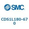 CDS1L180-670 エアシリンダ/標準形：給油タイプ CDS1L SMC 53380512