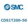 CDS1T200-50 エアシリンダ/標準形：給油タイプ CDS1T200 SMC 53385963