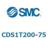 CDS1T200-75 エアシリンダ/標準形：給油タイプ CDS1T200 SMC 53386015