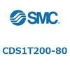 CDS1T200-80 エアシリンダ/標準形：給油タイプ CDS1T200 SMC 53386033