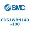 CDS1WBN140-100 エアシリンダ/標準形：給油タイプ CDS1WBN SMC 53391484