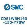 CDS1WBN160-150-Y7BW エアシリンダ/標準形：給油タイプ CDS1WBN SMC 53391597