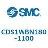 CDS1WBN180-1100 エアシリンダ/標準形：給油タイプ CDS1WBN SMC 53391642