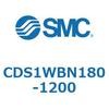 CDS1WBN180-1200 エアシリンダ/標準形：給油タイプ CDS1WBN SMC 53391651