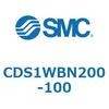 CDS1WBN200-100 エアシリンダ/標準形：給油タイプ CDS1WBN SMC 53391694