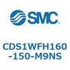 CDS1WFH160-150-M9NS エアシリンダ/標準形：給油タイプ CDS1WFH SMC 53392175