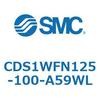 CDS1WFN125-100-A59WL エアシリンダ/標準形：給油タイプ CDS1WFN SMC 53392193