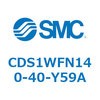 CDS1WFN140-40-Y59A エアシリンダ/標準形：給油タイプ CDS1WFN SMC 53392464