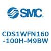 CDS1WFN160-100H-M9BW エアシリンダ/標準形：給油タイプ CDS1WFN SMC 53392525