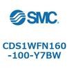 CDS1WFN160-100-Y7BW エアシリンダ/標準形：給油タイプ CDS1WFN SMC 53392543