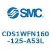 CDS1WFN160-125-A53L エアシリンダ/標準形：給油タイプ CDS1WFN SMC 53392586
