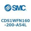 CDS1WFN160-200-A54L エアシリンダ/標準形：給油タイプ CDS1WFN SMC 53392647