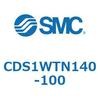 CDS1WTN140-100 エアシリンダ/標準形：給油タイプ CDS1WTN SMC 53393611