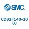 CDS2F140-200J 標準形エアシリンダ(角形カバー) CDS2F140-2 SMC 53417533