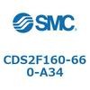 CDS2F160-660-A34 標準形エアシリンダ(角形カバー) CDS2F160-6 SMC 53424454