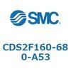 CDS2F160-680-A53 標準形エアシリンダ(角形カバー) CDS2F160-6 SMC 53424472