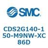CDS2G140-150-M9NW-XC86D 標準形エアシリンダ(角形カバー) CDS2G140-1 SMC 53427166