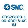 CDS2G160-100-A90L3-XC68 標準形エアシリンダ(角形カバー) CDS2G160-1 SMC 53428103