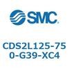CDS2L125-750-G39-XC4 標準形エアシリンダ(角形カバー) CDS2L125-7 SMC 53432111