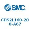 CDS2L160-200-A67 標準形エアシリンダ(角形カバー) CDS2L160-2 SMC 53434552
