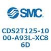 CDS2T125-1000-A93L-XC86D 標準形エアシリンダ(角形カバー) CDS2T125-1 SMC 53435541
