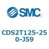 CDS2T125-250-J59 �W���`�G�A�V�����_(�p�`�J�o�[) CDS2T125-2 SMC 53436747