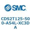 CDS2T125-500-A54L-XC3DA 標準形エアシリンダ(角形カバー) CDS2T125-5 SMC 53437763