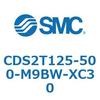 CDS2T125-500-M9BW-XC30 標準形エアシリンダ(角形カバー) CDS2T125-5 SMC 53437903