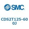 CDS2T125-600J 標準形エアシリンダ(角形カバー) CDS2T125-6 SMC 53438113